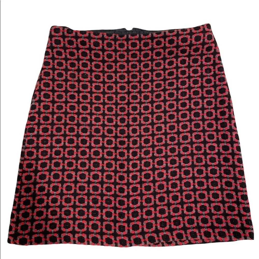 Marks & Spencer Collection medallion wool blend mini skirt UK 6